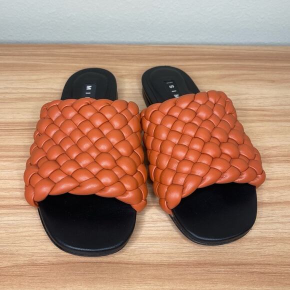 Simon Miller Vegan Slit Slide Sandals in Spice 6 - Picture 4 of 12